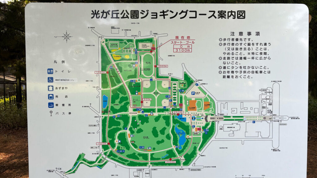 光が丘公園ランニングコースレビュー!31らん