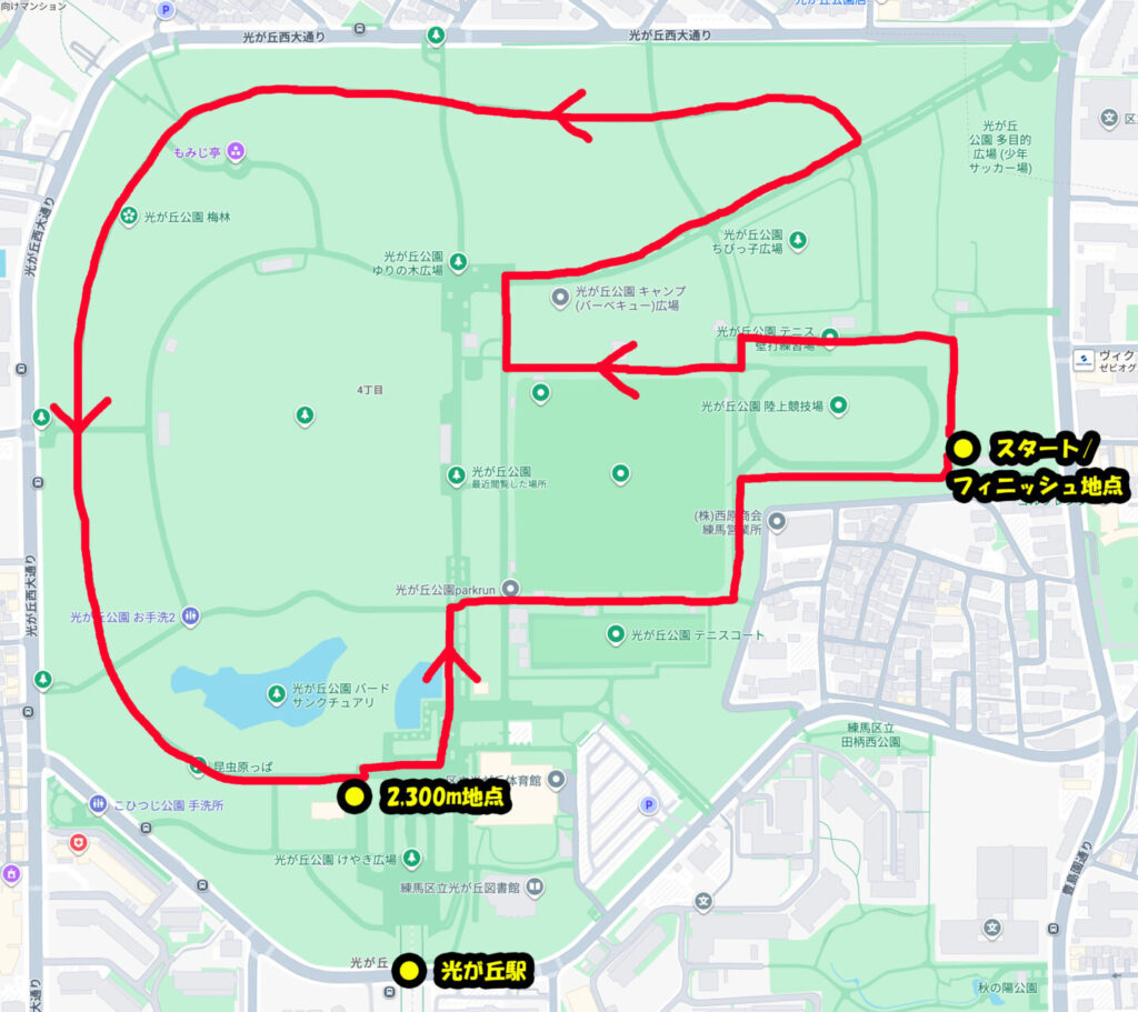 光が丘公園ランニングコースレビュー!31らん