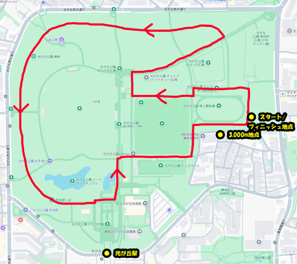 光が丘公園ランニングコースレビュー!31らん