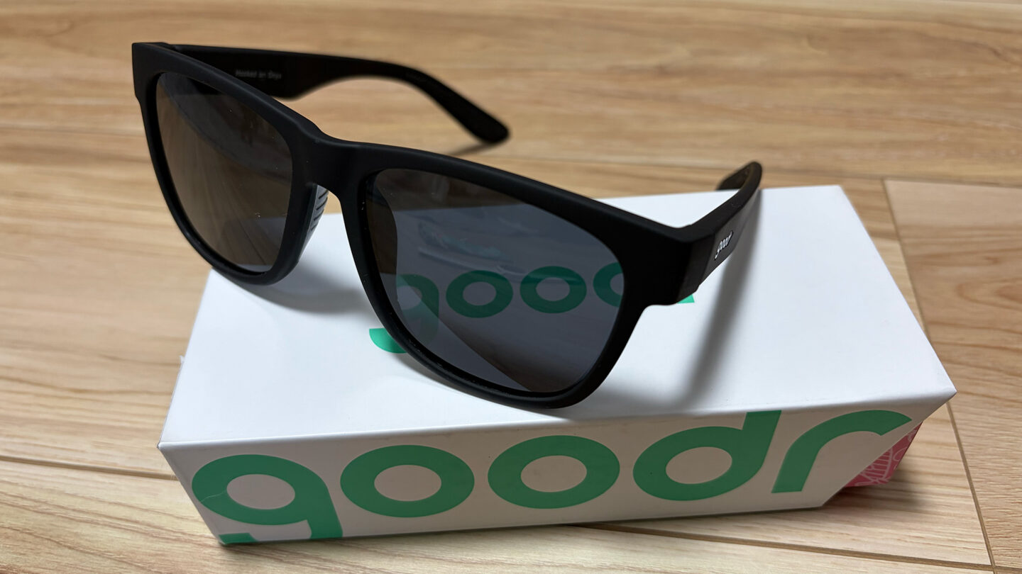 【実費レビュー】goodr HOOKED ON ONYXをランニングで使ってみた！使用感をレビュー